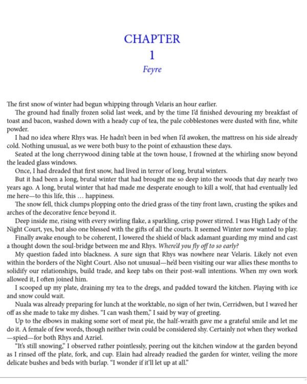 A Court of Frost and Starlight (A Court of Thorns and Roses Series Book 3.5) - Image 5