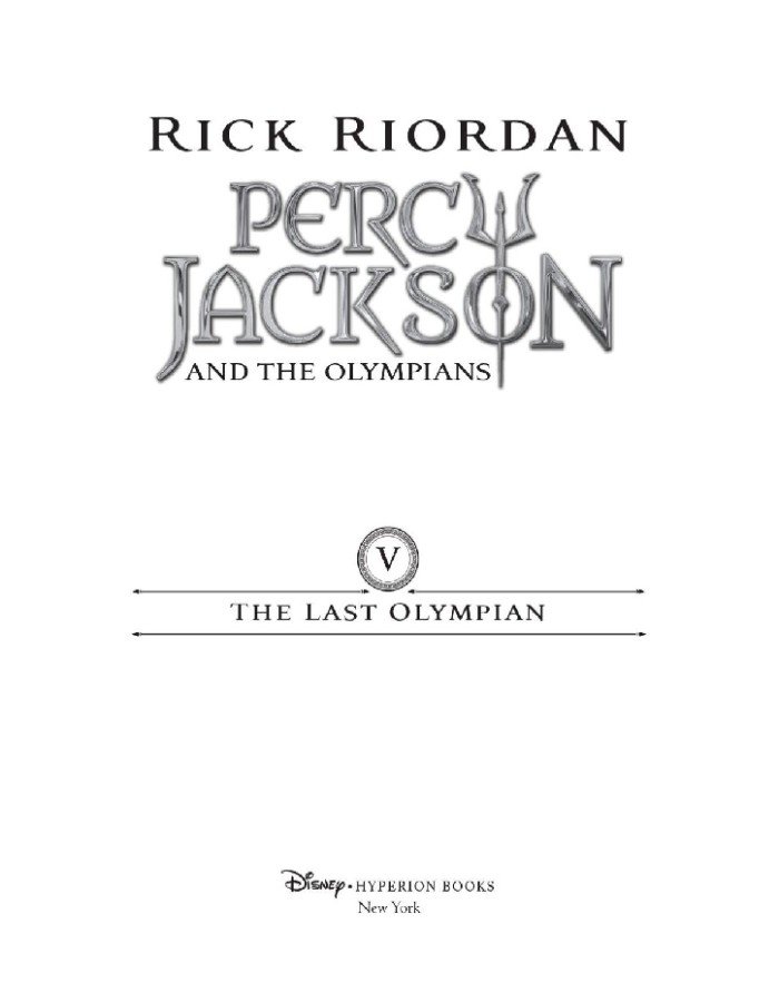 Percy Jackson and the Olympians Book Five : The Last Olympian - Image 2